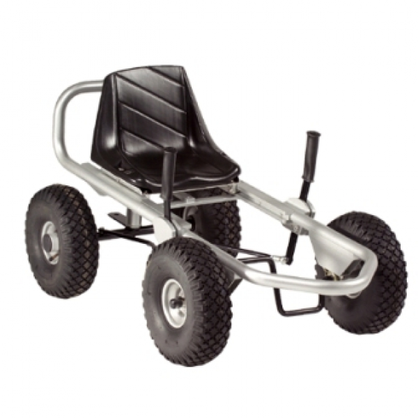 Aluminium Go-Kart silber